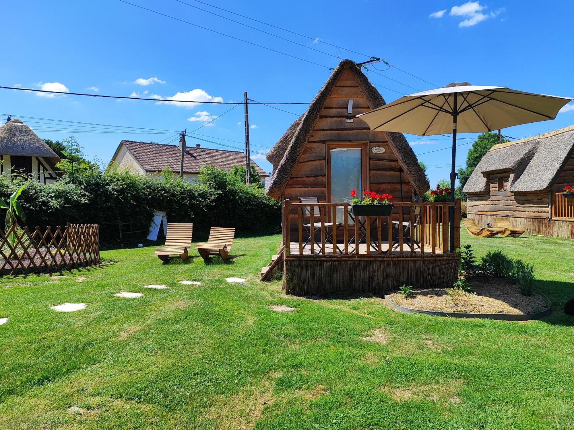 Les Mini-Chaumieres Villa Saint-Martin-Saint-Firmin Bilik gambar